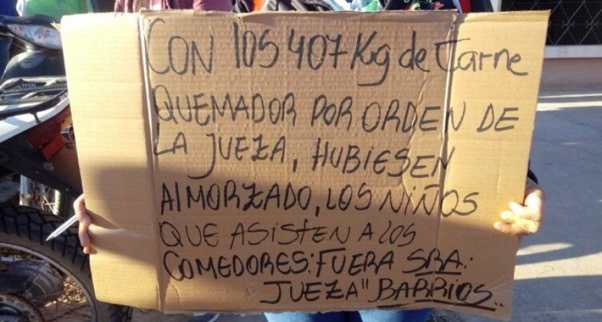 Pol&eacute;mica por la decisi&oacute;n de incinerar 400 kilos de carne incautada