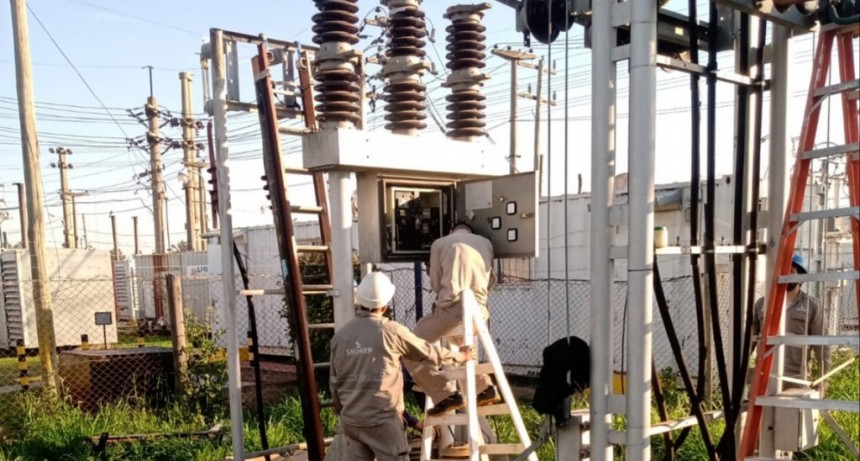 Secheep realizo trabajos de emergencia en la red el&eacute;ctrica que suministra al norte chaque&ntilde;o