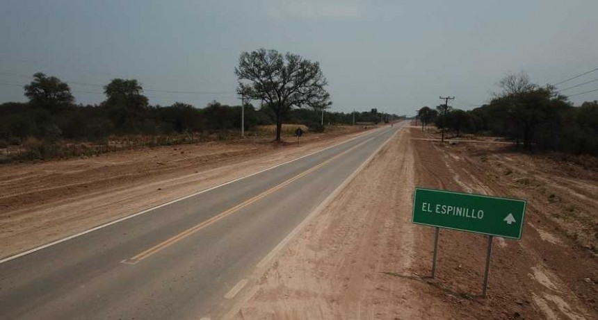 Gran avance en las obras de pavimentaci&oacute;n de la ruta 3, entre Villa R&iacute;o Bermejito y El Espinillo