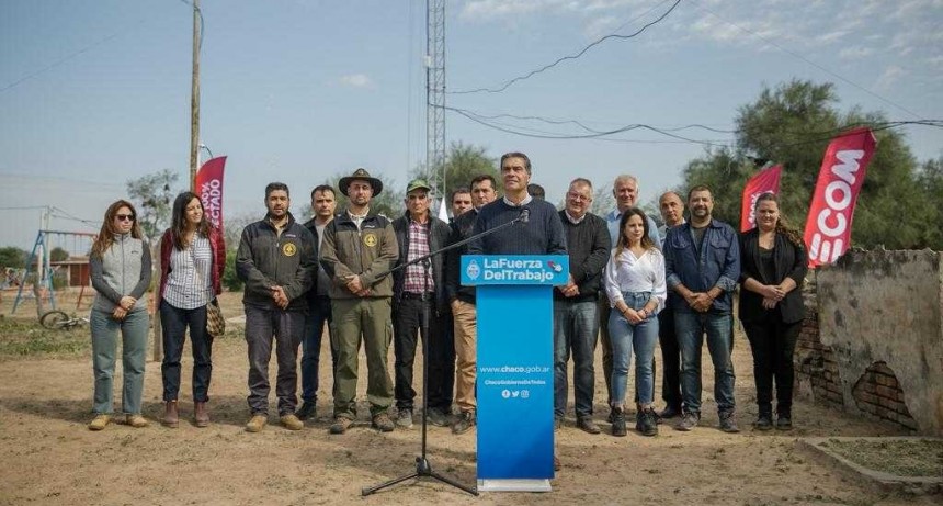 Chaco 100% Conectado: el Gobierno provincial inaugur&oacute; la red de fibra &oacute;ptica en El Impenetrable