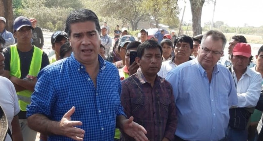Capitanich se re&uacute;ne con sectores  en El Espinillo