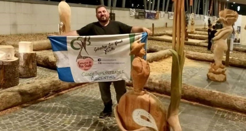 Sebasti&aacute;n Novak se destac&oacute; en un Encuentro Internacional de Escultores en Italia