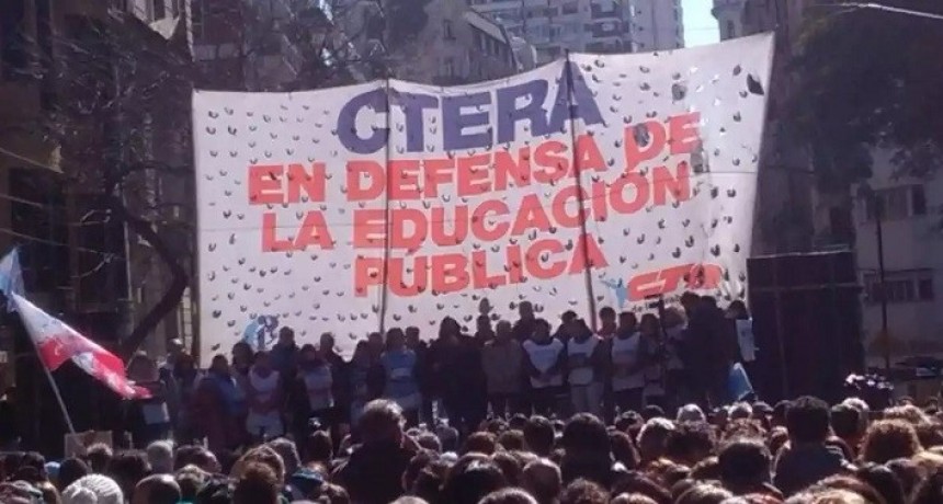 Ctera realiza hoy un paro nacional contra "la criminalizaci&oacute;n de la protesta social"
