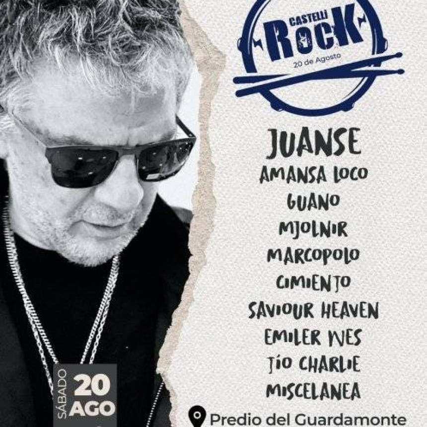 JUANCE en el Castelli Rock, con entrada libre y gratuita.