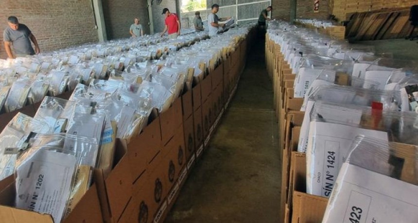 En el Chaco ya est&aacute;n listas las 2.947 urnas que comenzar&aacute;n a ser distribuidas desde este lunes
