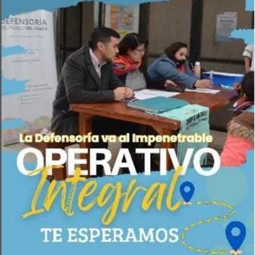 Operativo integral en Misión Nueva Pompeya y Comandancia Frias