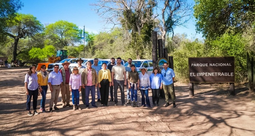Rach Quiroga entreg&oacute; equipamiento y habilit&oacute; obras en el Camping del Parque Nacional El Impenetrable