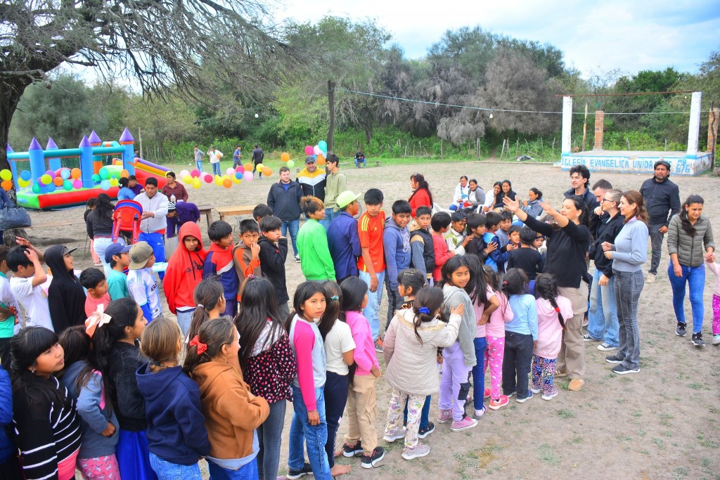 Inicio del Mes de las Infancias en el paraje 