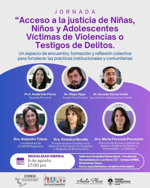 Impulsan una jornada para fortalecer el acceso a la justicia de ni&ntilde;as, ni&ntilde;os y adolescentes v&iacute;ctimas de violencias