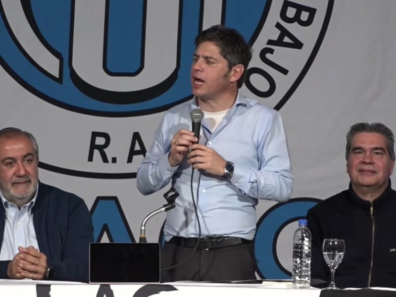 Kicillof en la CGT Chaco: &ldquo;Qu&eacute; macro va a andar bien si a la gente no le alcanza&rdquo;