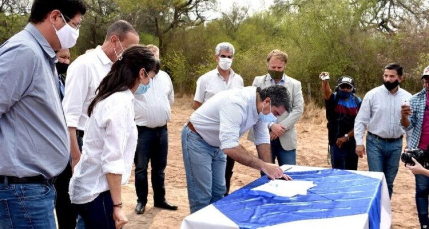 Se firm&oacute; el convenio para la pavimentaci&oacute;n de la Ruta 3, entre Bermejito y El Espinillo
