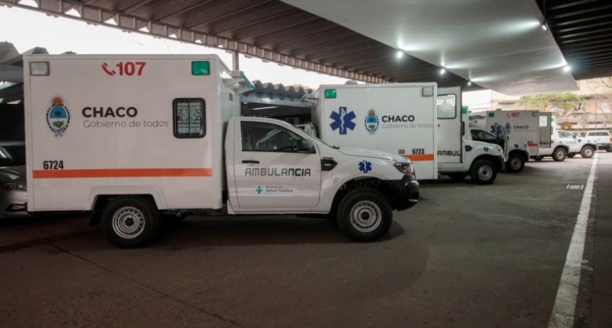 Ambulancias nuevas para Comandancia Frias, Fuerte Esperanza, Nueva Pompeya, El Espinillo y Miraflores