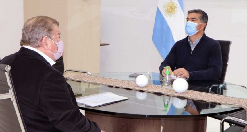 Capitanich recibi&oacute; al presidente del STJ para trabajar en el fortalecimiento judicial de la provincia