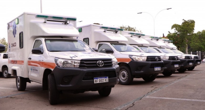 Nuevas ambulancias para el Zauzalito, Fuerte Esperanza y Comandancia Frias