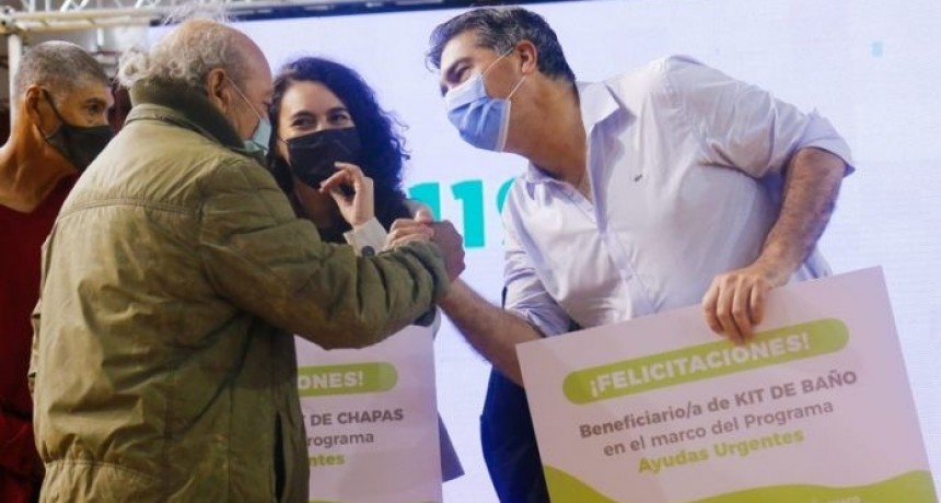 Ayudas Urgentes, que beneficiar&aacute; en una primera etapa a 210 familias de 109 barrios populares de la provincia.
