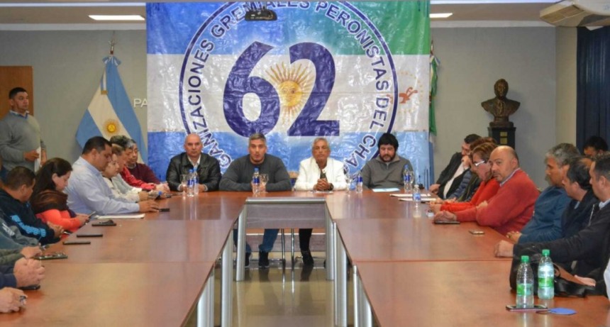 Las 62 Organizaciones Peronistas del Chaco repudian 