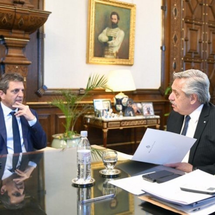 El Presidente y Massa analizaron los detalles de la gira del ministro por los EE.UU