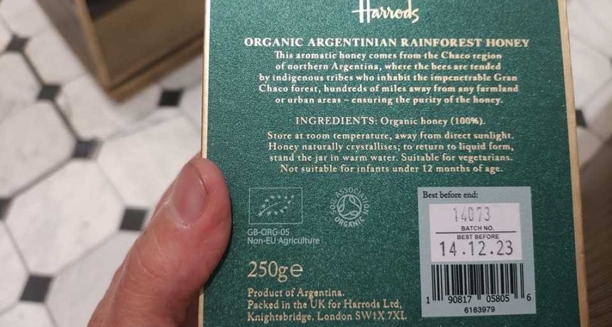 La miel org&aacute;nica chaque&ntilde;a en el centro comercial m&aacute;s renombrado de Londres