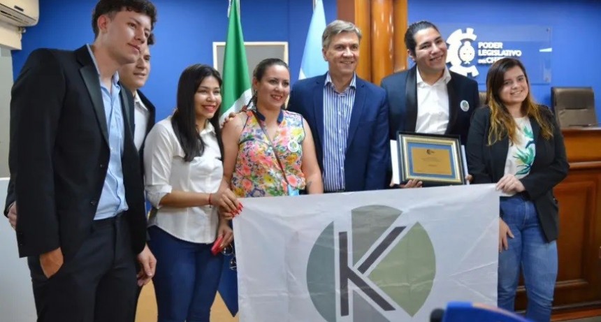 Destacaron la labor de dos j&oacute;venes chaque&ntilde;os 