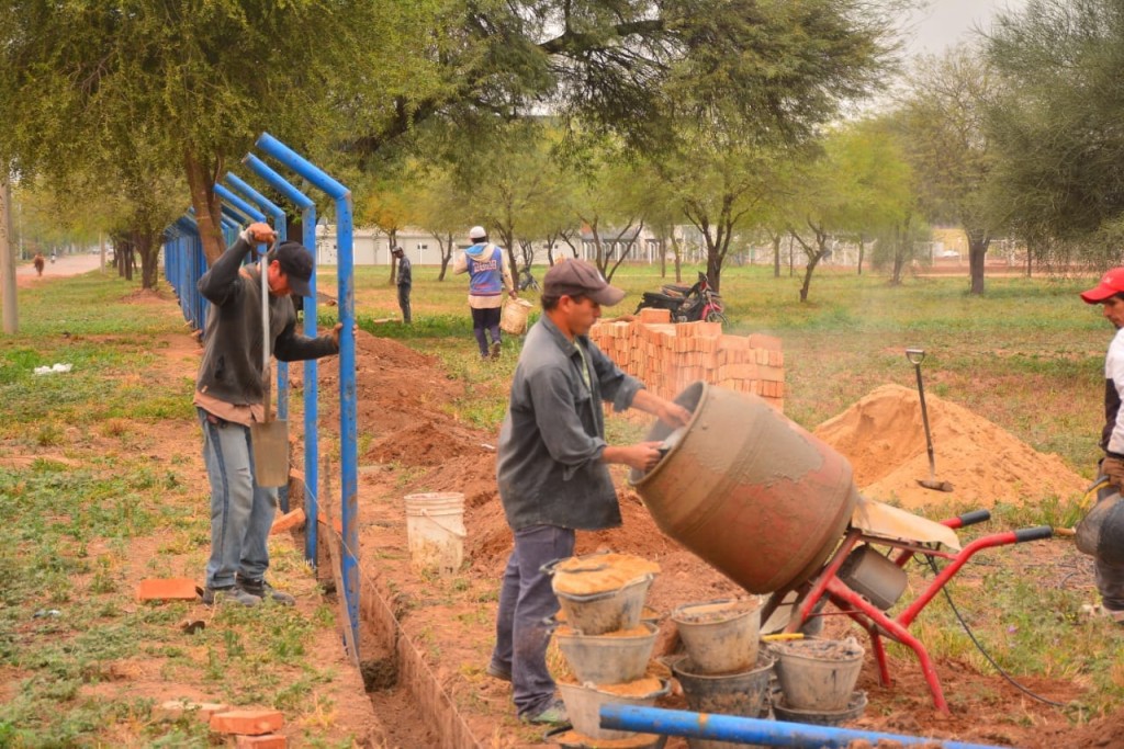 El municipio dió inicio al cierre perimetral de la Villa Deportiva Diego Armando Maradona