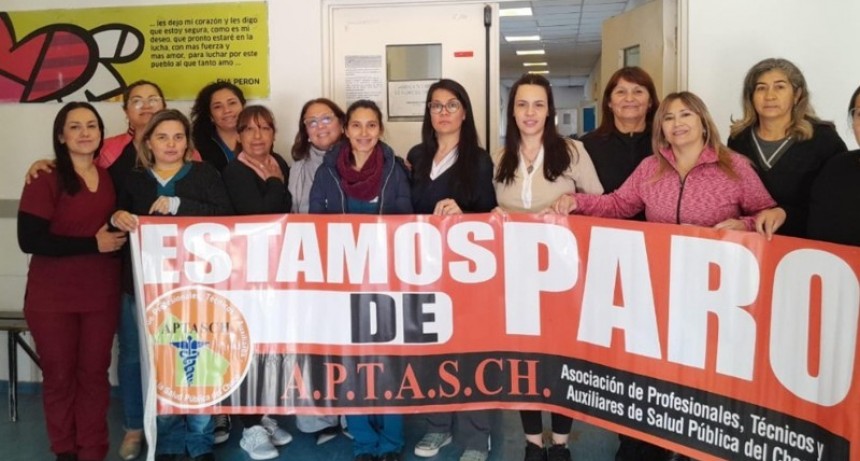 APTASCH realiz&oacute; un paro y denuncia &ldquo;desinter&eacute;s del Gobierno en la salud p&uacute;blica&rdquo;