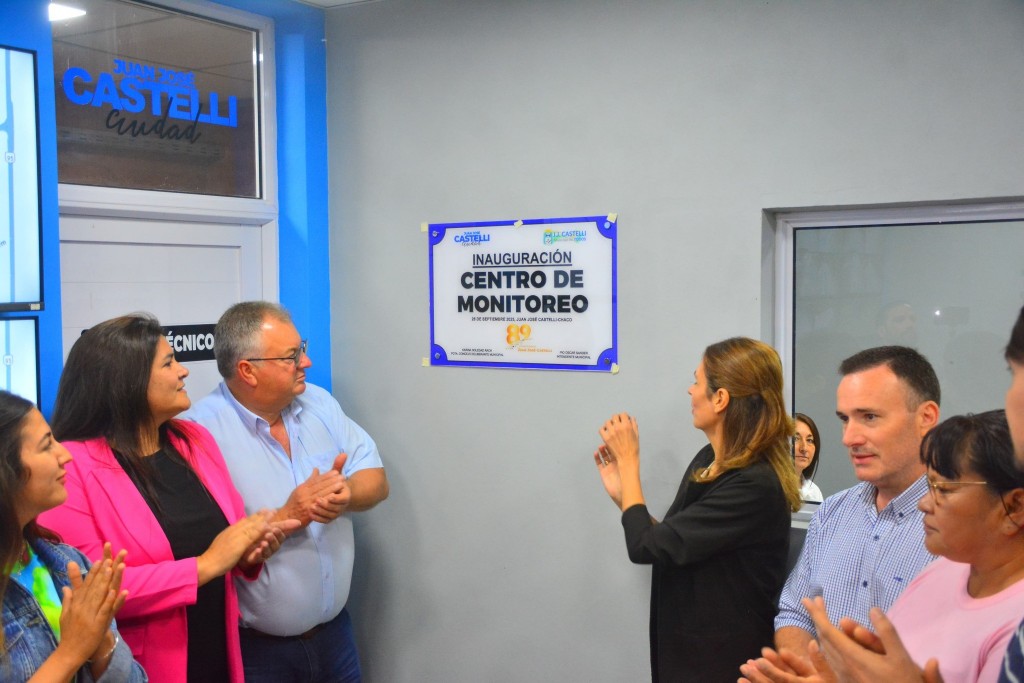 La Municipalidad de Castelli inaguró moderno centro de monitoreo hecho con recursos propios