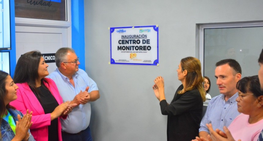 La Municipalidad de Castelli inaguró moderno centro de monitoreo hecho con recursos propios