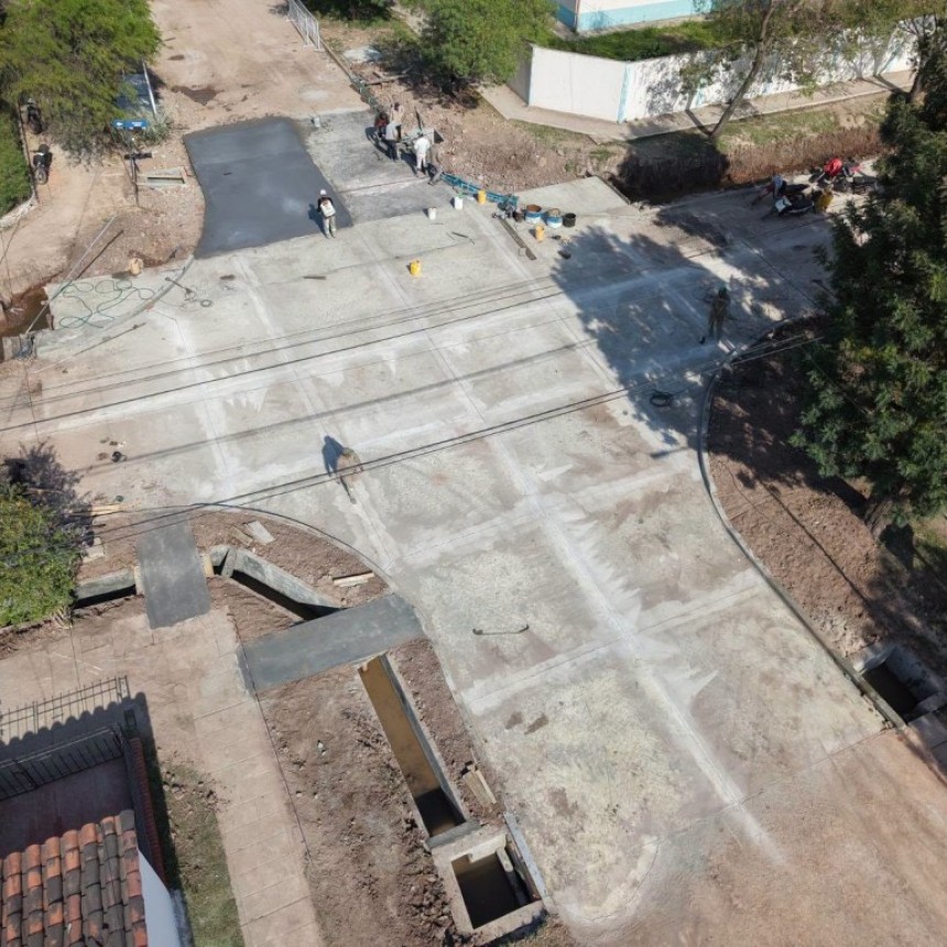 Se concret&oacute; la culminaci&oacute;n del pavimento de calle Mitre