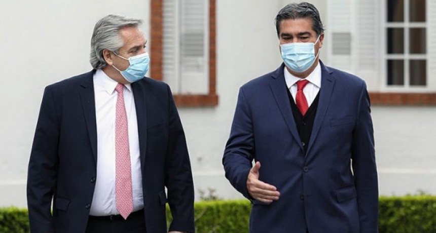 Alberto Fern&aacute;ndez recibe a Capitanich esta tarde en Olivos