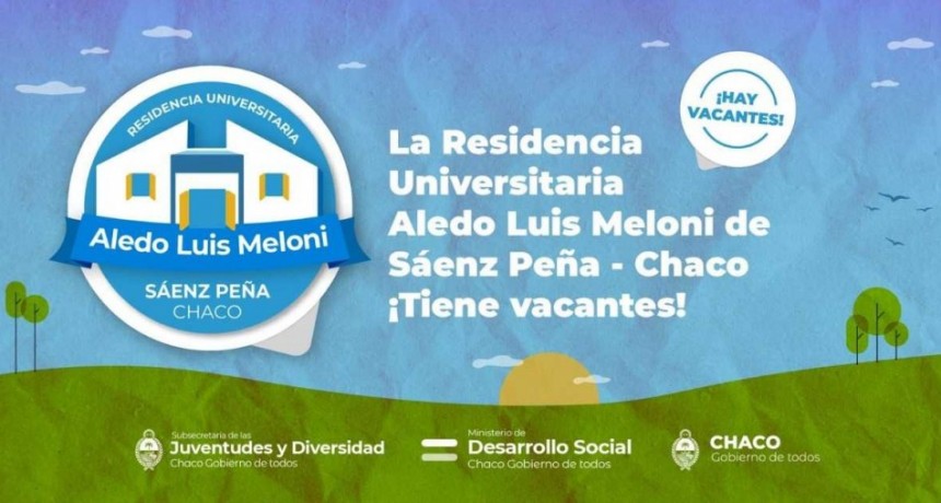 Abren preinscripci&oacute;n para el ingreso a la residencia estudiantil de S&aacute;enz Pe&ntilde;a