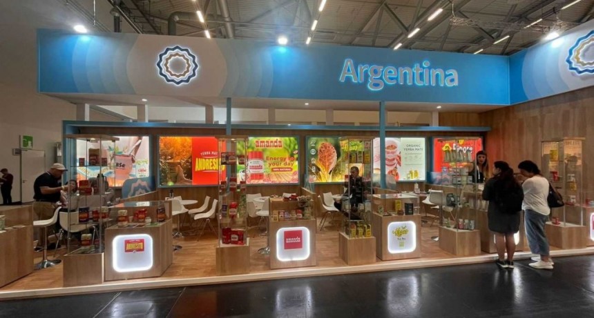 La yerba mate argentina, presente en la mayor feria de alimentos del mundo