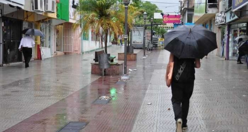 Pronostican lluvias y descenso de la temperatura para el inicio de la semana