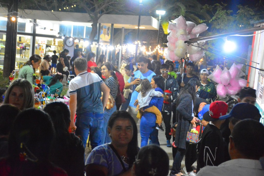 Más de 180 feriantes entre artesanos, manualistas y emprendedores se dieron cita en la Plaza San Martín