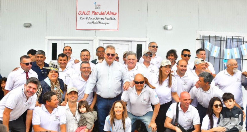 Con mucha alegr&iacute;a y emoci&oacute;n qued&oacute; inaugurada la escuela, construida por la Fundaci&oacute;n Pan del Alma, con la colaboraci&oacute;n de la Municipalidad