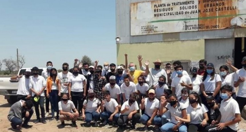 Alumnos de un colegio de Resistencia visitaron la planta de separaci&oacute;n de residuos de Castelli
