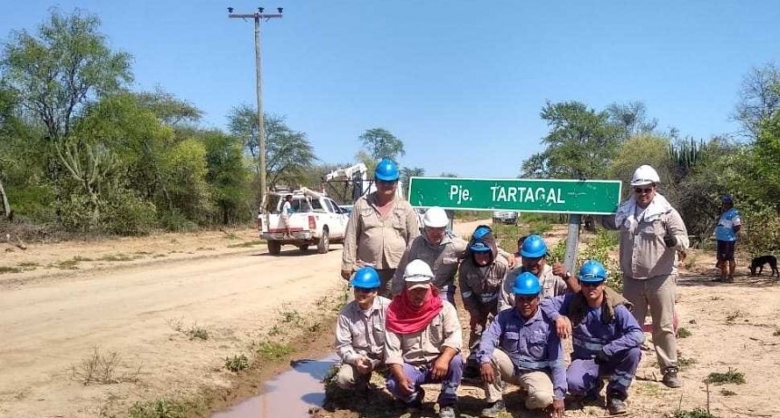 L&iacute;nea energ&eacute;tica entre Tres Pozos y Tartagal, garantiza los servicios p&uacute;blicos a familias de la zona