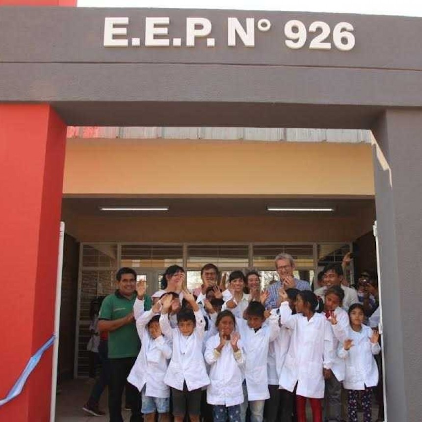 Se inaugur&oacute; un nuevo edificio escolar en el paraje El Vizcacheral
