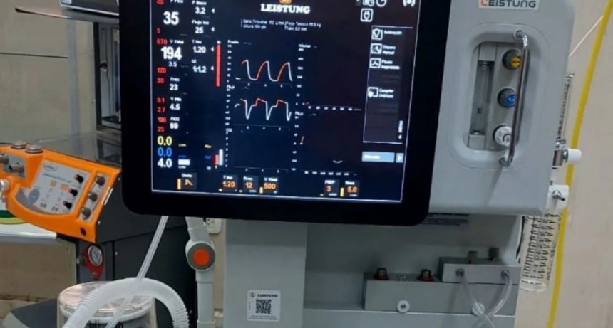 Nueva máquina de anestesia y monitor multiparamétrico para el hospital del Bicentenario