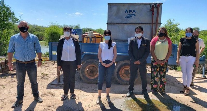 Supervisaron el funcionamiento de la nueva planta potabilizadora de El Espinillo
