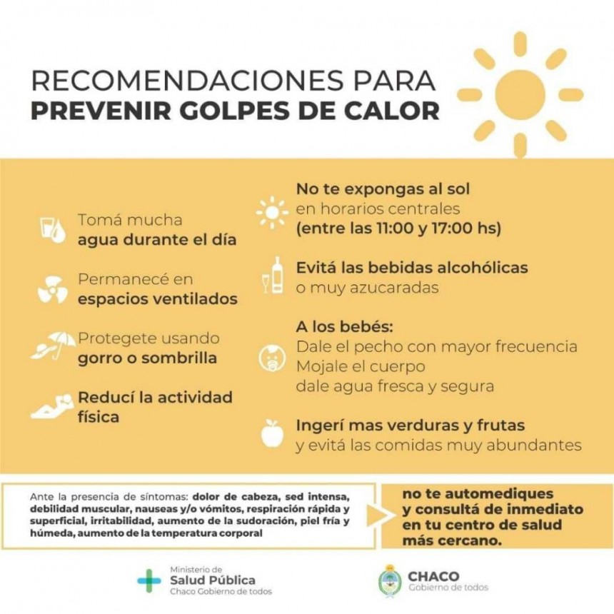 Verano chaque&ntilde;o: recomendaciones para prevenir golpes de calor