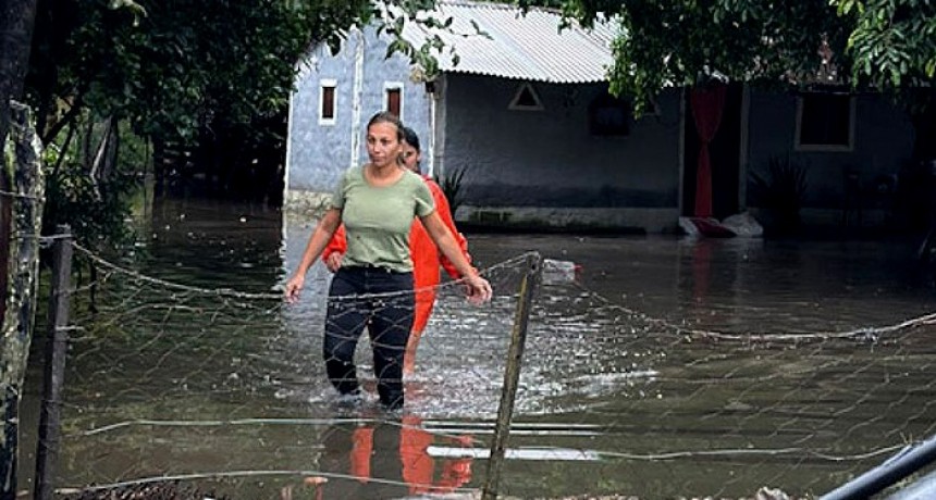 Corrientes: en El Sombrero cayeron este domingo 300 mm. en solo 3 horas